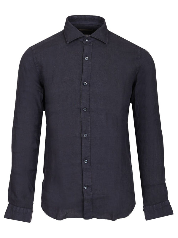 Linen Shirt Shirts Blue