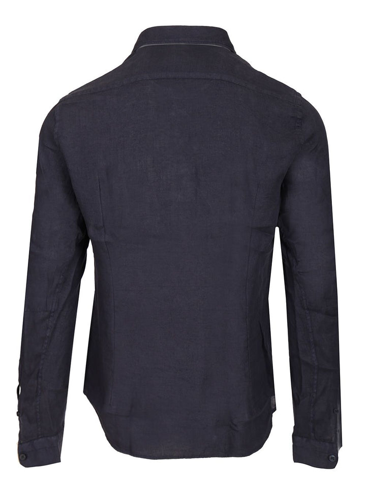 Al Duca D'Aosta 1902 Linen Shirt Shirts - Blue | 722d881c1865e887b280cb9e5e1aa95410e9d71f