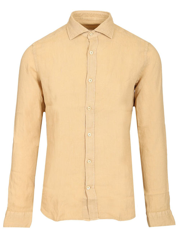 Linen Shirt Shirts Beige