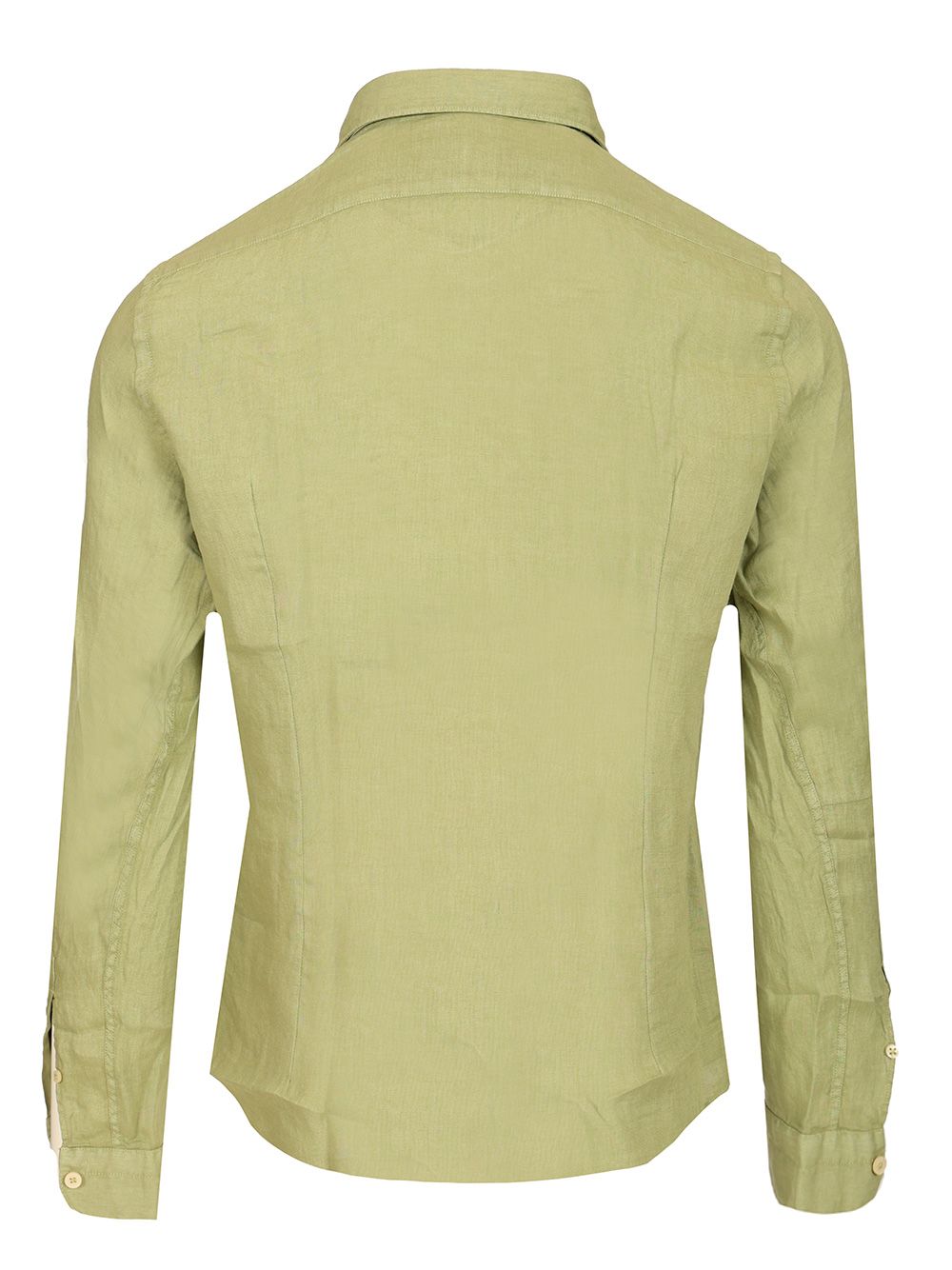 Al Duca D'Aosta 1902 Linen Shirt Shirts - Green | 032d9d51ebd6e8af8d5c3459a73c69d6c19677b2