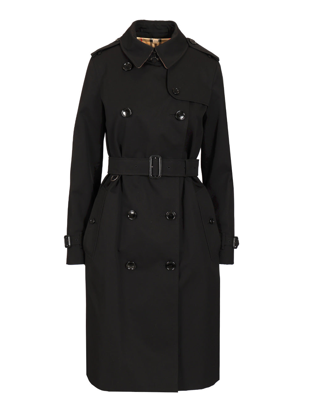 Burberry Heritage Kensington Long Trench Coat Coats - Black | 6b16ea7aa160b6854484d4379ca08458a0294862