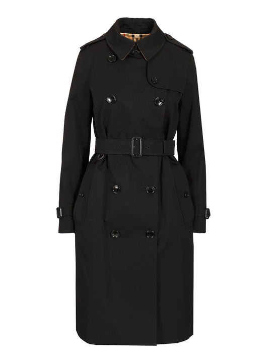 Heritage Kensington Long Trench Coat Coats Black