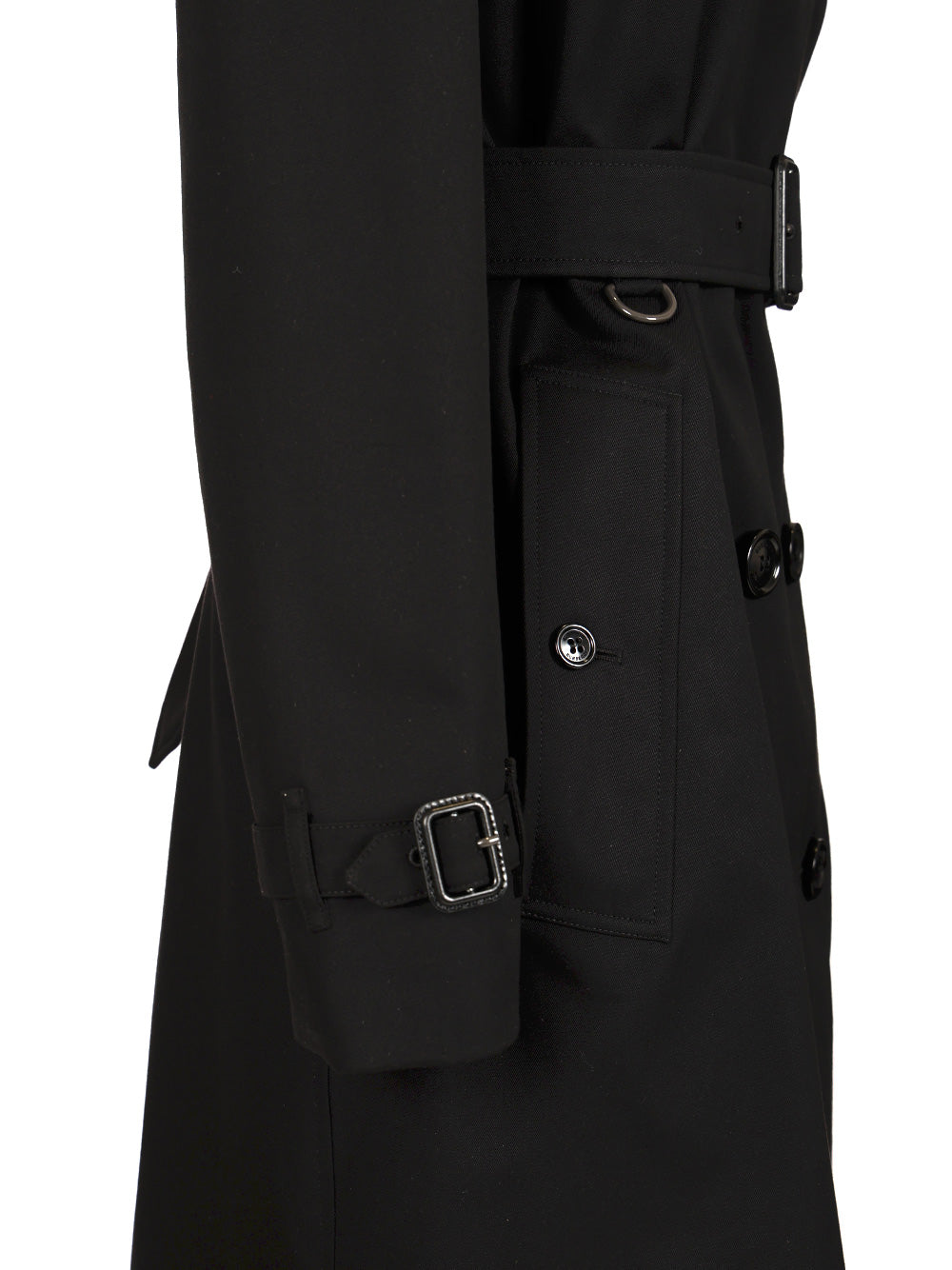 Burberry Heritage Kensington Long Trench Coat Coats - Black | 0f51e6d0e909e71fd9175eabe75b1b577a33a195