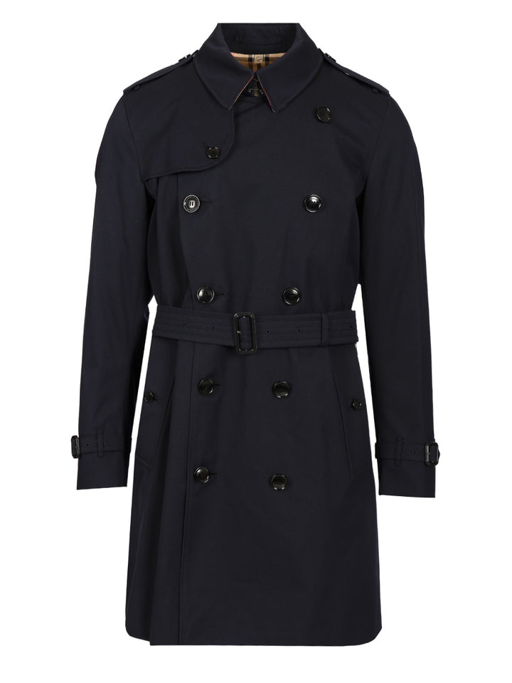 Burberry The Kensington Coats - Blue | 1c75be1913d3bf15b44beb68b764cc52a0effea5