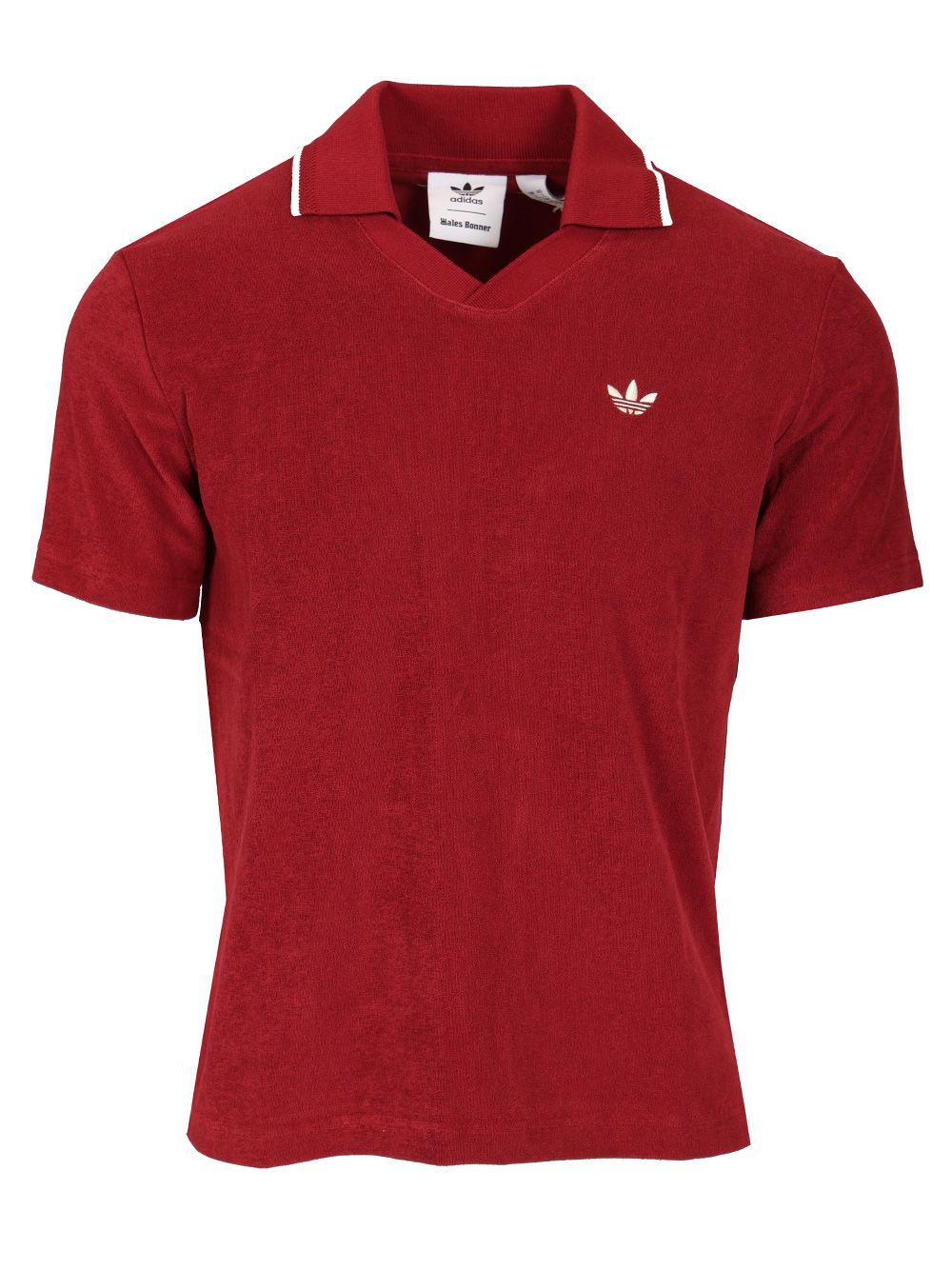 Adidas X Wales Bonner Terry Polo T-Shirt - Bordeaux | 439e2388194dd42168c36c0406bd279a3d84be32