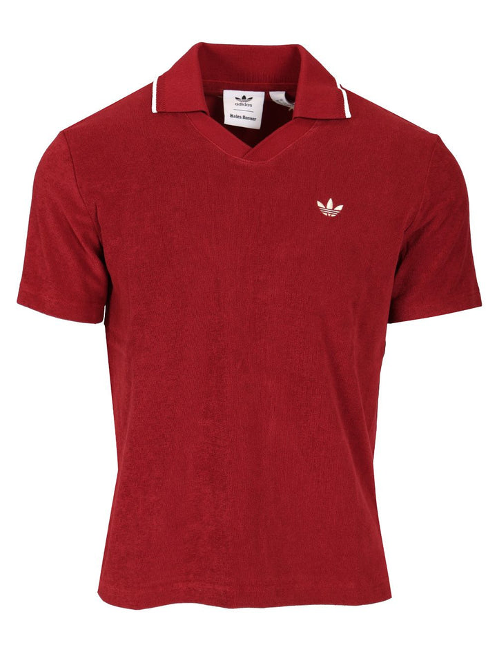 Adidas X Wales Bonner Terry Polo T-Shirt - Bordeaux | 439e2388194dd42168c36c0406bd279a3d84be32