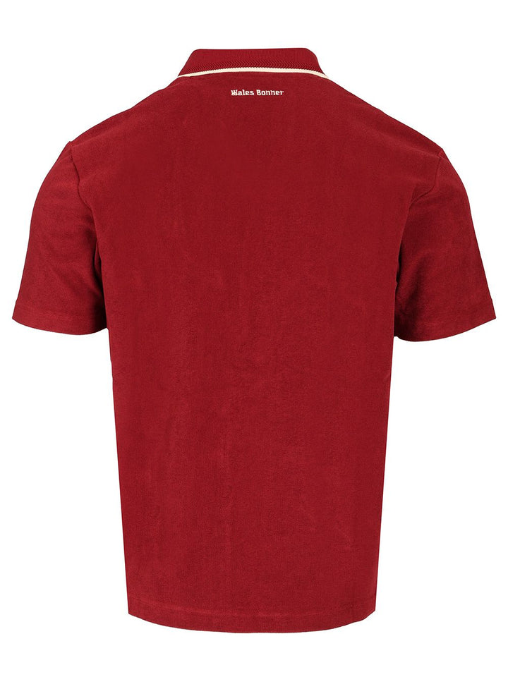 Adidas X Wales Bonner Terry Polo T-Shirt - Bordeaux | d60321e9cf139d26dbf5915cbcb44236779ff4b7