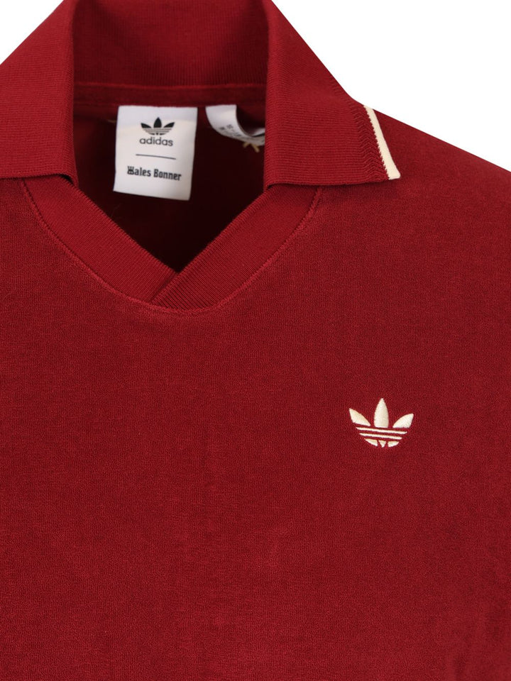 Adidas X Wales Bonner Terry Polo T-Shirt - Bordeaux | a1845b7256fc408b0be446946a0afbd73fac57d2