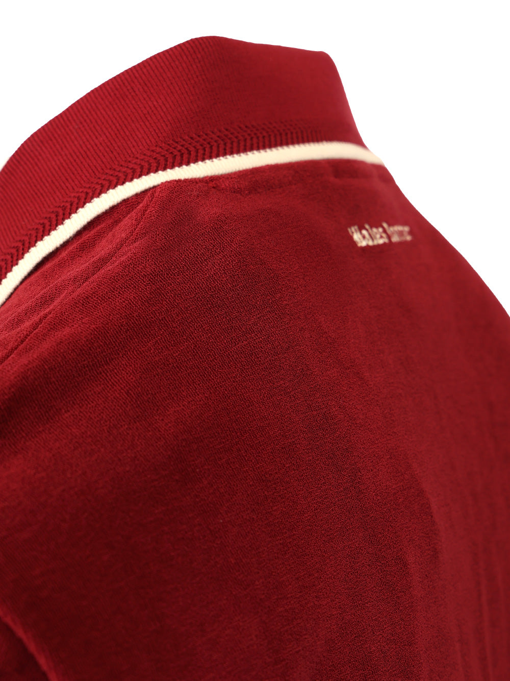Adidas X Wales Bonner Terry Polo T-Shirt - Bordeaux | 9b73325735410344a66149545c424f2a94d64a3e