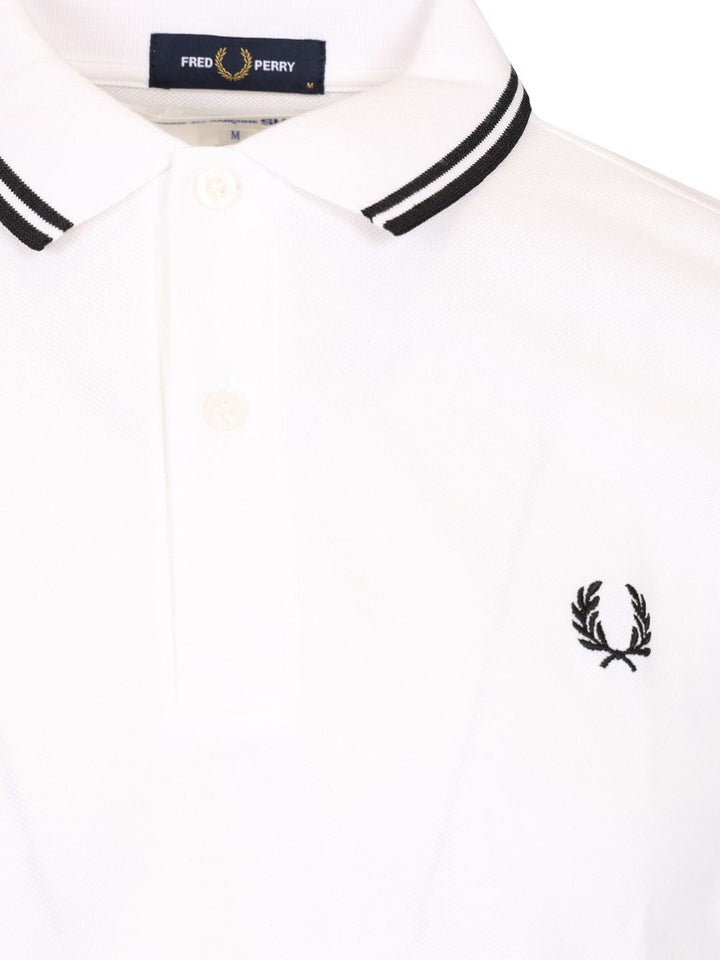 Comme Des GarçOns Shirt Polo Comme Des Garçons Shirt X Fred Perry T-Shirt - White | 2fffbff5a7a11bdf33892ee7e0b6b801a89c3cb9