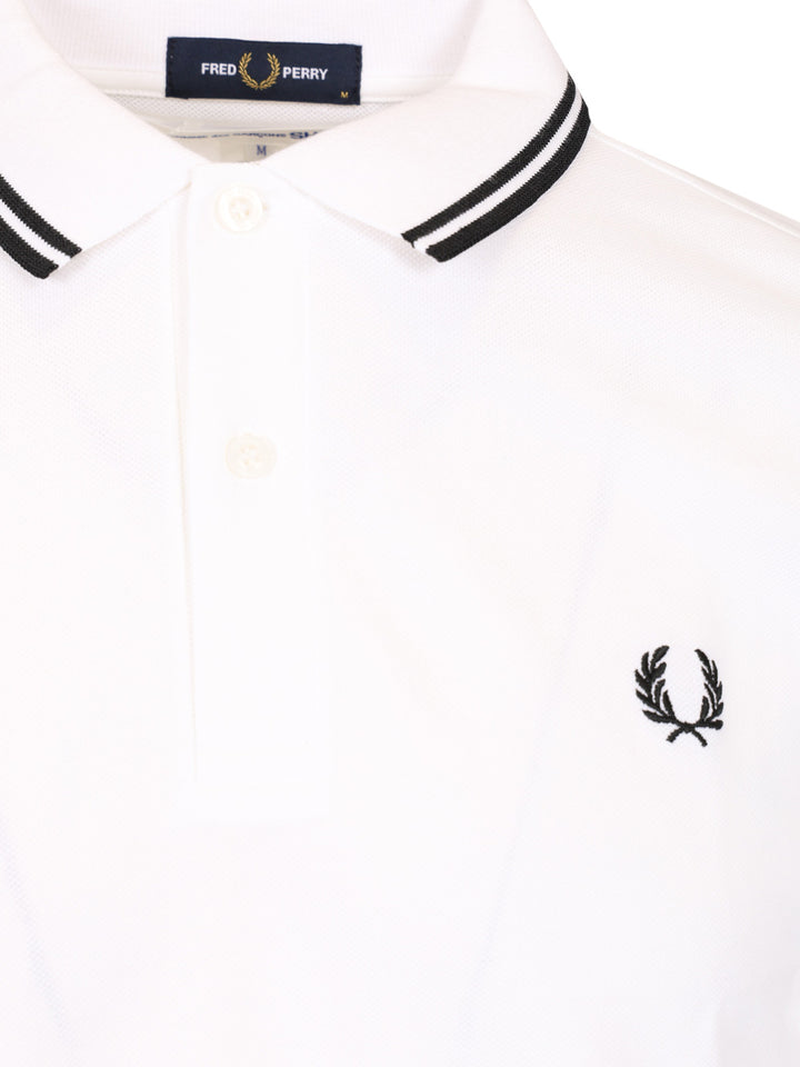 Comme Des GarçOns Shirt Polo Comme Des Garçons Shirt X Fred Perry Polo shirt - White | 39434cc19cc8bf0322c14b0f3fe4a90521b6538a