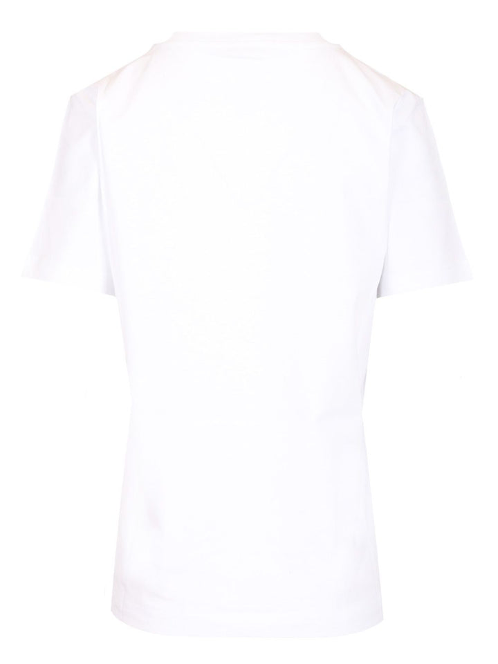 Marni Scribbled Logo T-Shirt - White | 43f240e978f4de25298a482bd8f62a229f143ec3
