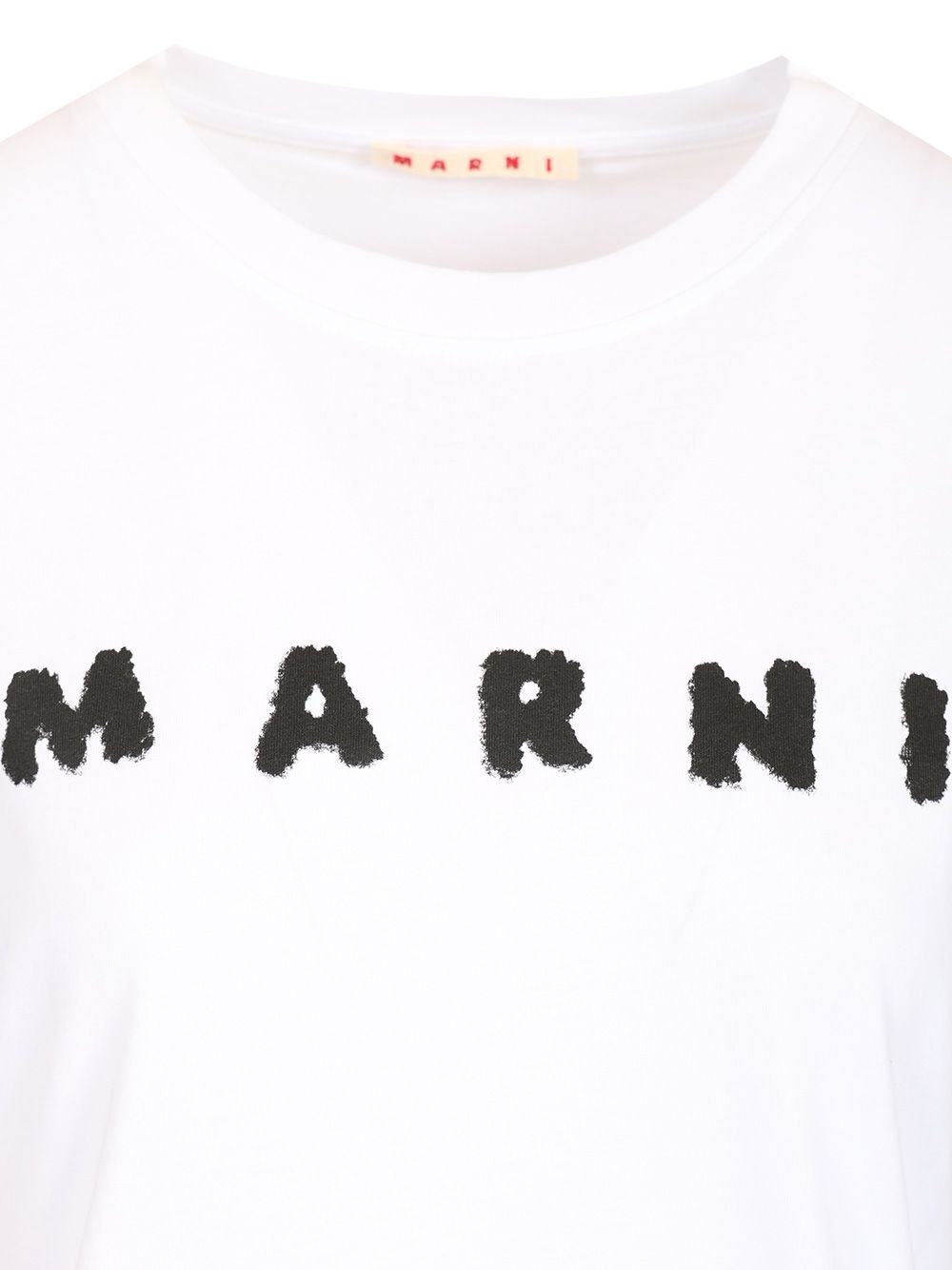 Marni Scribbled Logo T-Shirt - White | 9bb99e059f172099c4501a7243606498cab3eecb