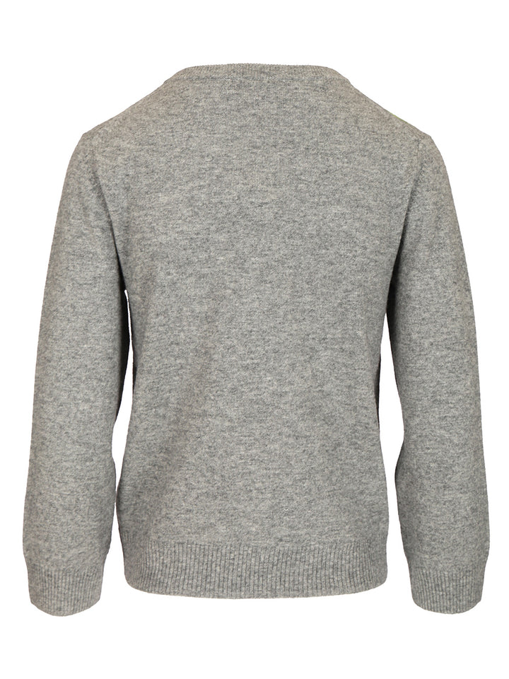 Ganni Checked Cardigan Knitwear - Grey | e22ab5fa0e495cb9d63b62680b916ccf17504984