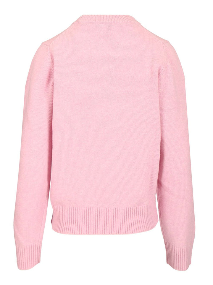 Ganni Graphic Sweater Knitwear - Rose | 0f8aabaafda3b9877d1cfacd1932b6e4d7d4bf32