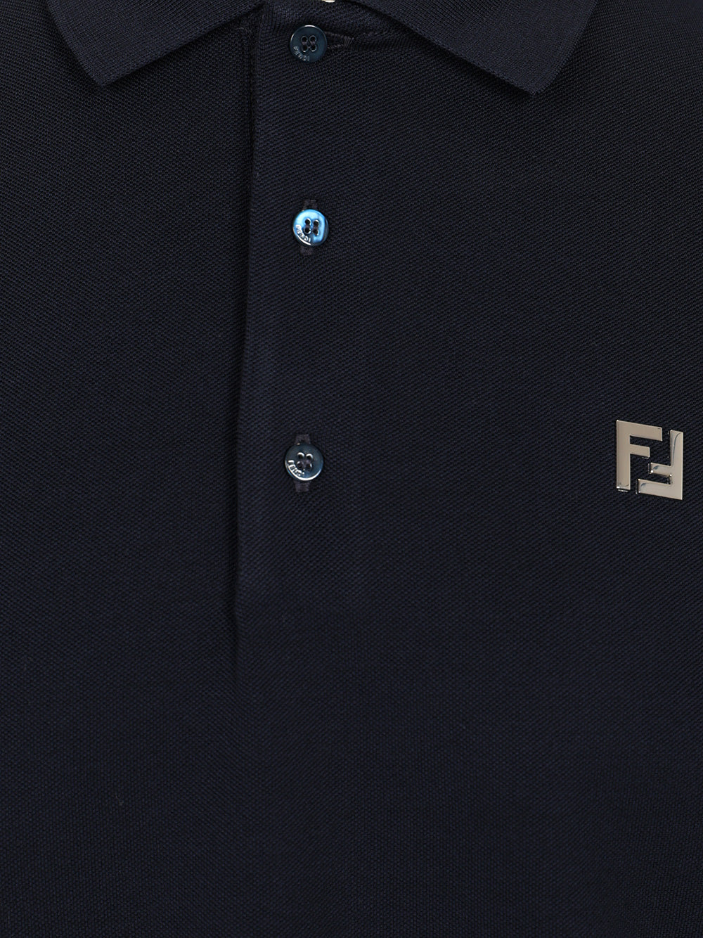 Fendi Piquet Polo Polo shirt - Blue | 16277e5715f6ee5eeb0eba84d3c1e57ba1b77c61
