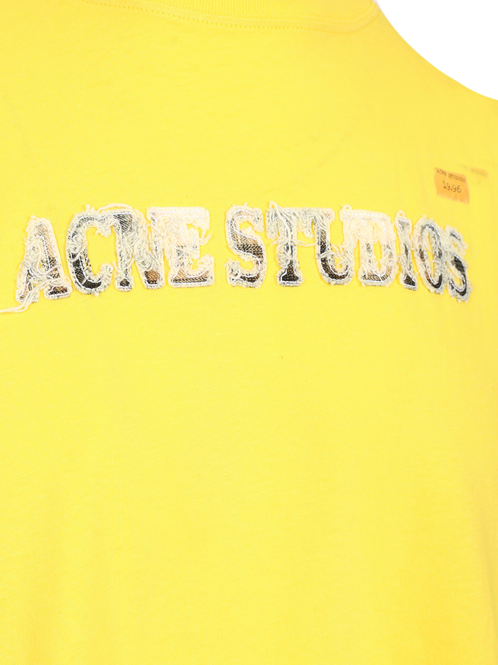 Acne Studios Jersey T-Shirt - Yellow | 5c7cf1d7ceee40c2f9ca94fe0e7813dd3153a8e6