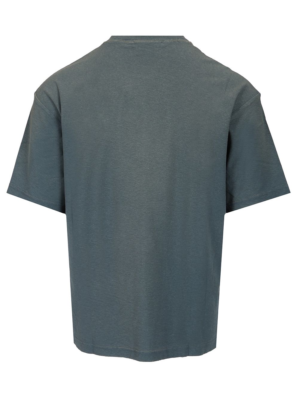 Acne Studios Cotton And Hemp T-Shirt - Blue | f07cf38c7e3115f828777109a7b906d39ba077a3