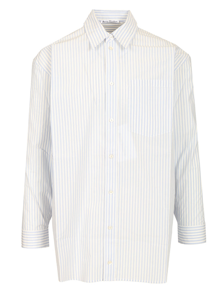 Acne Studios Striped Shirt Shirts - Blue | e8a6d47084cbfcf10f61f586076fb76fa4be20ce