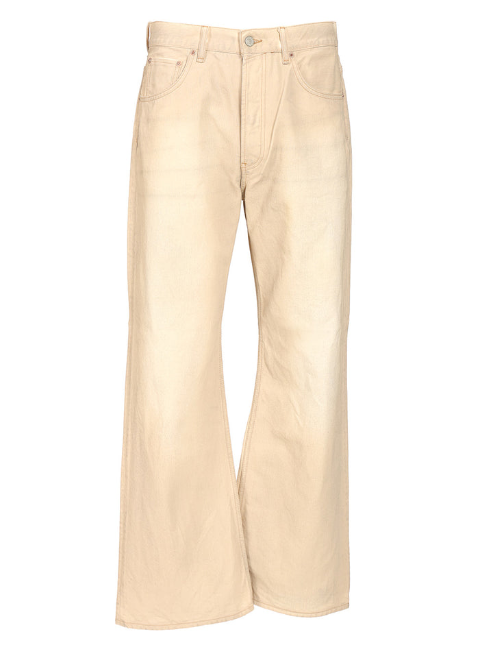 Acne Studios Denim Jeans Trousers - Beige | aa9480015506e4bbdf4825c425241cfede1607a2