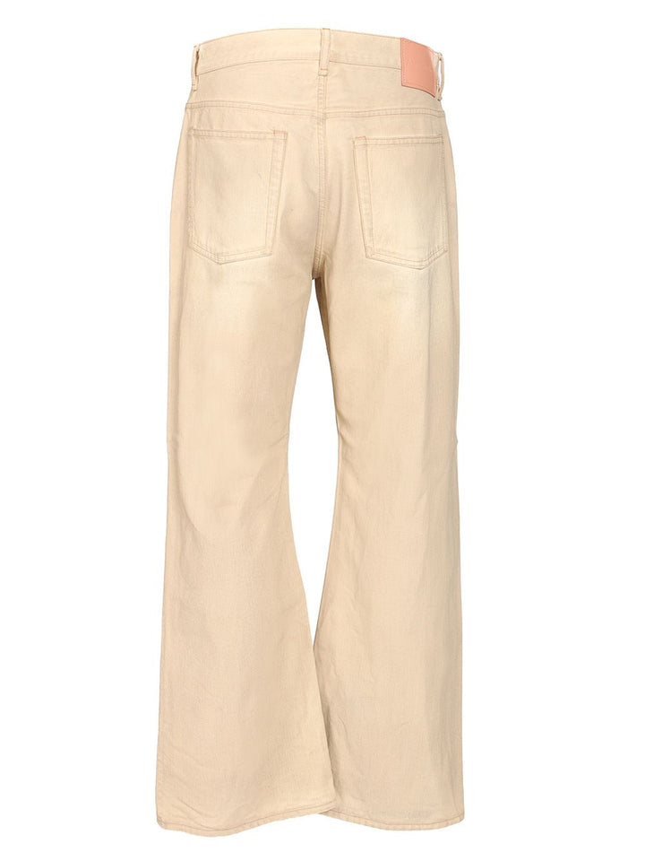Acne Studios Denim Jeans Trousers - Beige | e89eca25fb3a382963323c8ecc51bf70eab1d718