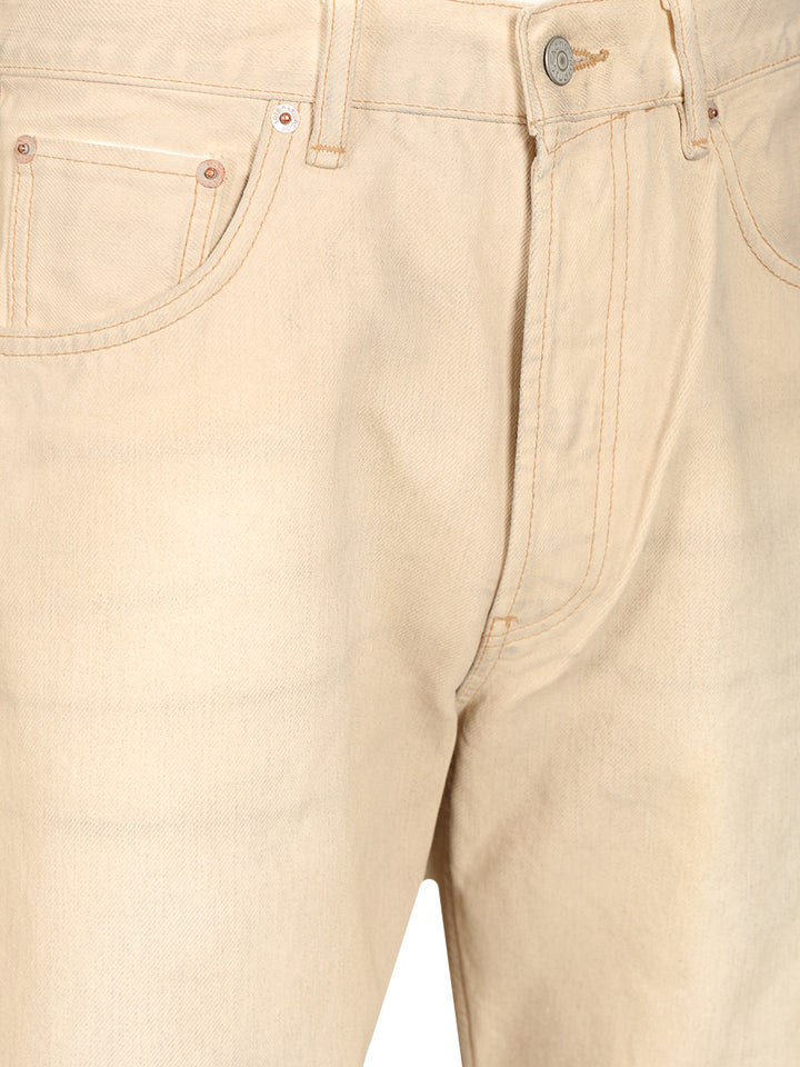 Acne Studios Denim Jeans Trousers - Beige | b7e2c84dd5bd1f75dccd6dc531379e590fc3c8fd