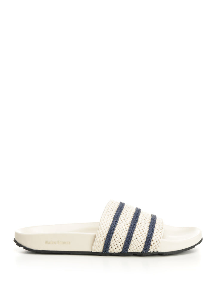 Adidas X Wales Bonner Adilette Sandals - White | 9ac3ced64a26250a72fa1424f0e161108d1a8aa4