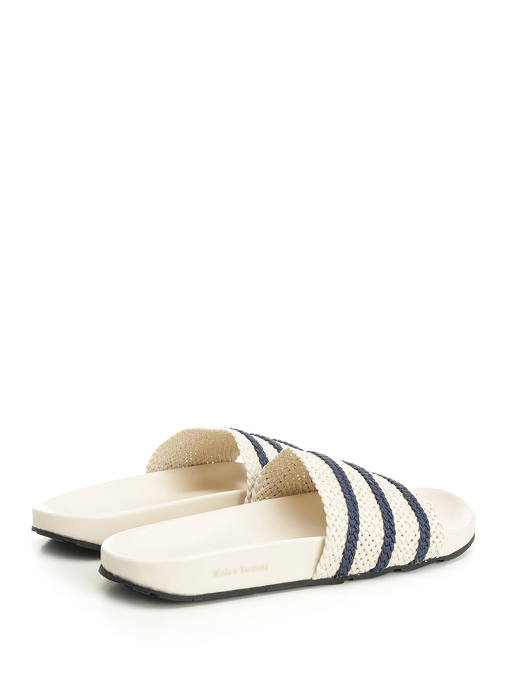 Adidas X Wales Bonner Adilette Sandals - White | 8696f0cca387ffc0f64a6a3ac2e1e8e7f4a9768e