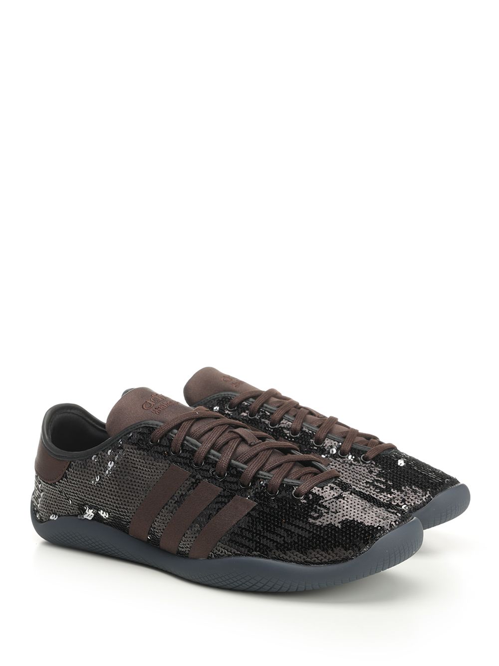 Adidas X Wales Bonner Wales Bonner Sequined Sneakers - Black | ee771fe460fea0e9748d9c9576c378039c1247b6