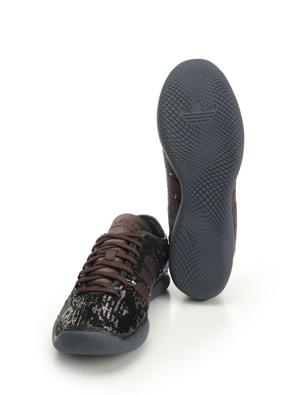 Adidas X Wales Bonner Wales Bonner Sequined Sneakers - Black | 5663271114897cd1d239ec7feee3e194bb84b8b9