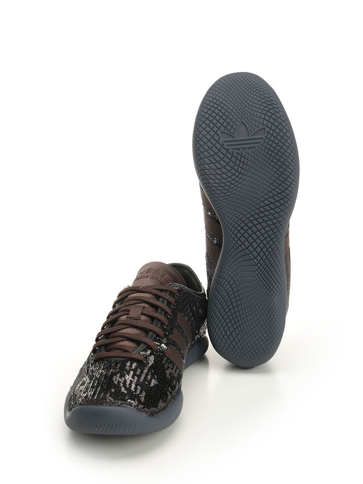 Adidas X Wales Bonner Wales Bonner Sequined Sneakers - Black | 5663271114897cd1d239ec7feee3e194bb84b8b9