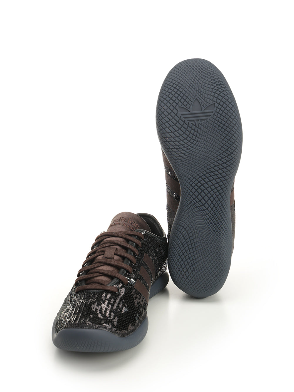 Adidas X Wales Bonner Wales Bonner Sequined Sneakers - Black | b842e504a0344447d412229d8d1231062d79b701