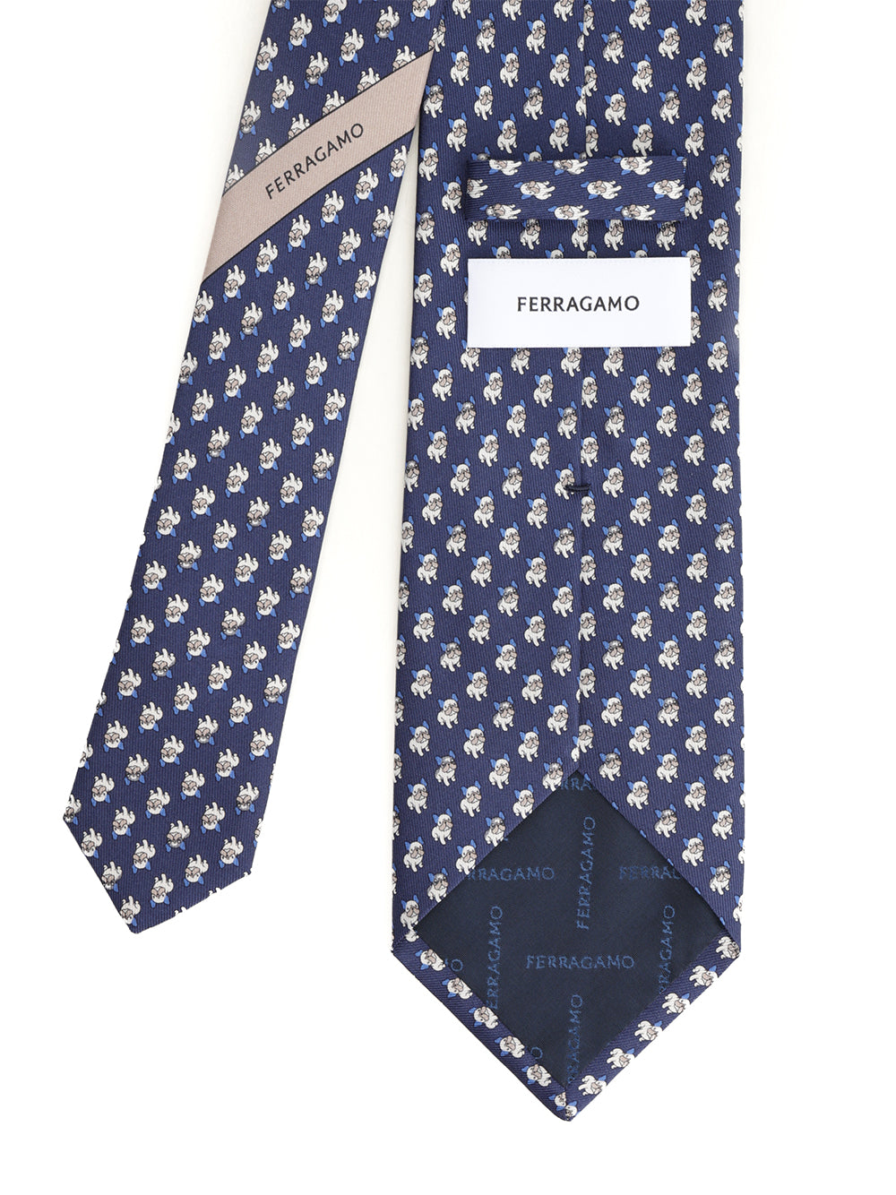 Ferragamo Silk Tie Ties And Bow Ties - Blue | e04adb747e8fbbf7acda769cf4f548e0e44c85d0