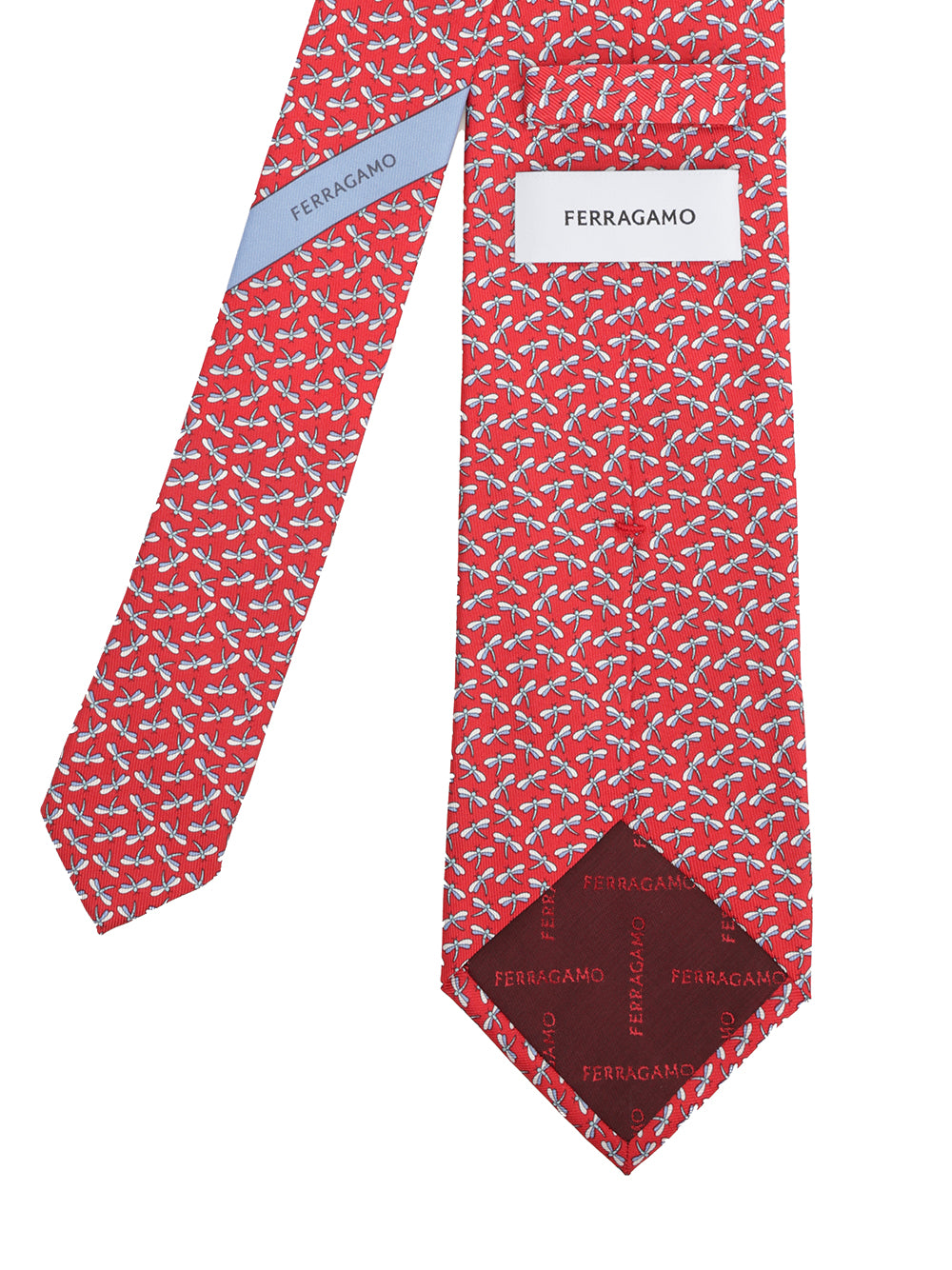 Ferragamo Silk Tie Ties And Bow Ties - Red | 920cfc0f97fda338a2882a591e8ed1838c25cbb7