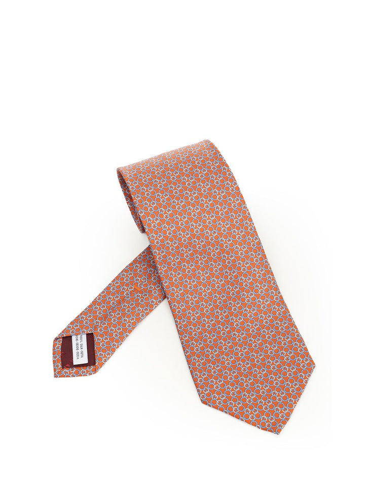 Ferragamo Silk Tie Ties And Bow Ties - Orange | 2d9320e8794a08056f9ce0fbde349f0fcb5040c5