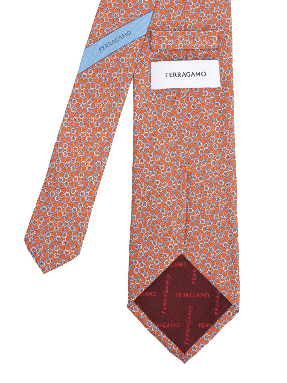 Ferragamo Silk Tie Ties And Bow Ties - Orange | a6c23a595f20895d61d0b7cca200a4dba8a3074c