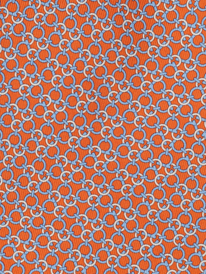 Ferragamo Silk Tie Ties And Bow Ties - Orange | 4bd1a42e94209e045e3336da881b71425800d947