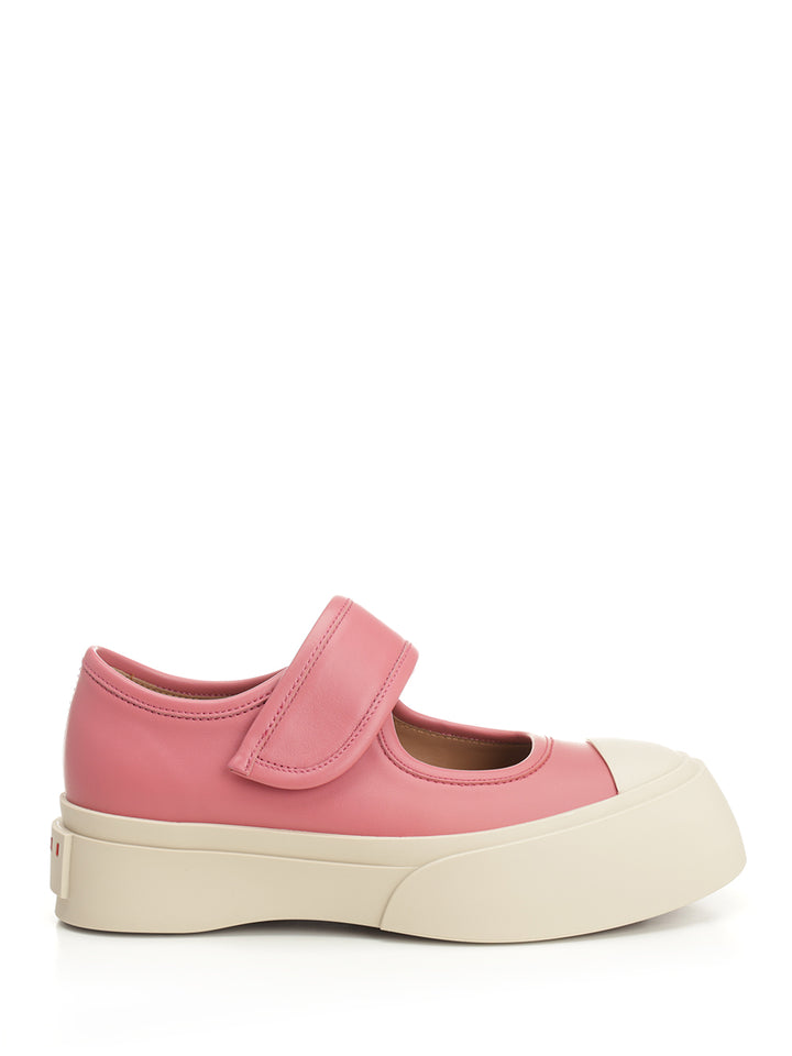 Marni Mary Jane Sneakers - Rose | f21d30786f8f97df24e4f84ac95f6c2caf3d0abc
