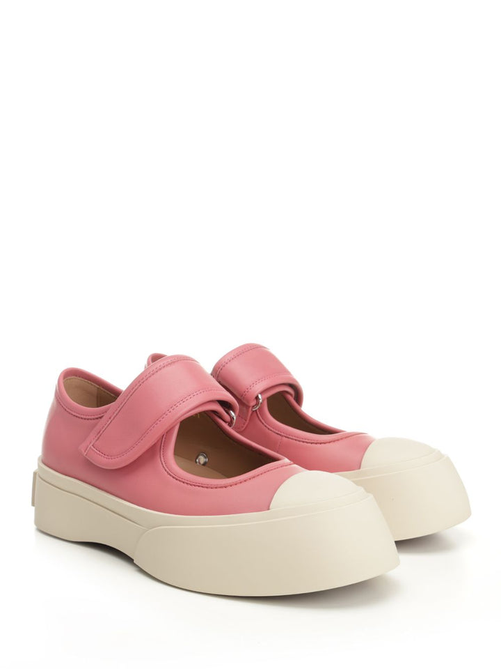 Marni Mary Jane Sneakers - Rose | 699999fb07e71ed856328526c945050c934fc5f3