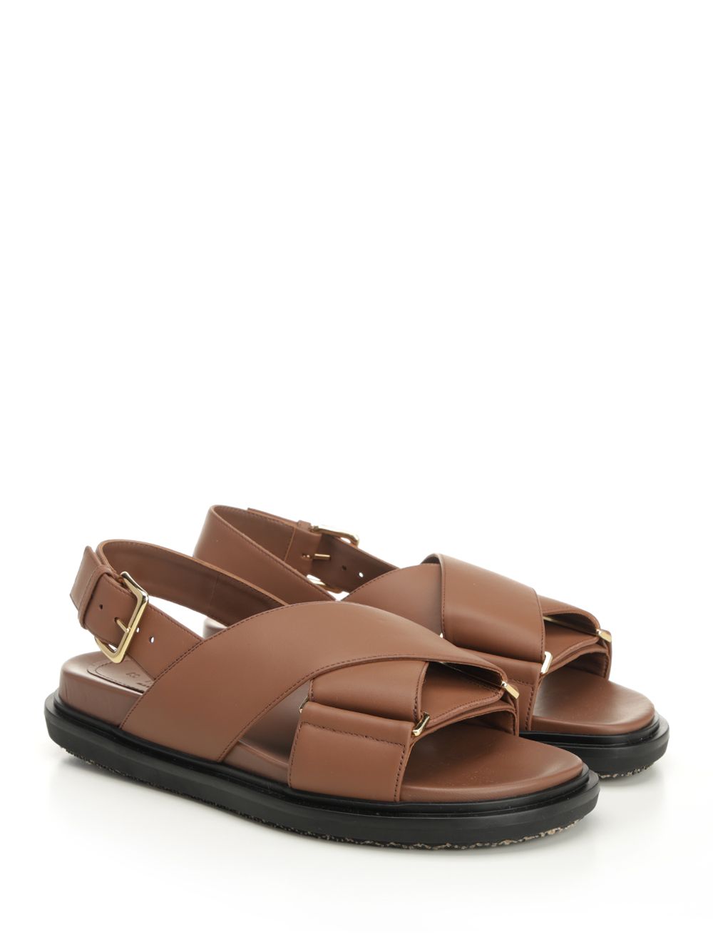 Marni Footbed Sandals - Brown | b3e6e228f1069e589e5f14ecf0e39d750930bde7