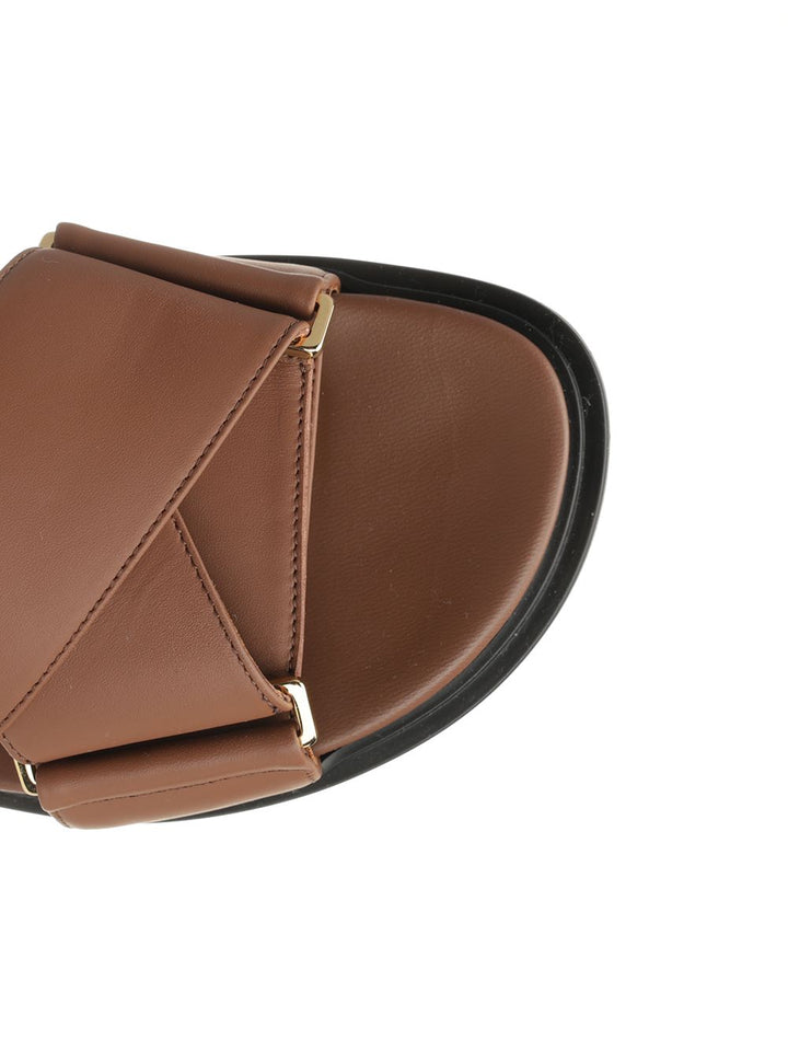 Marni Footbed Sandals - Brown | 1dd2b3dffd6230ca4b30e09953e7248c086e2913