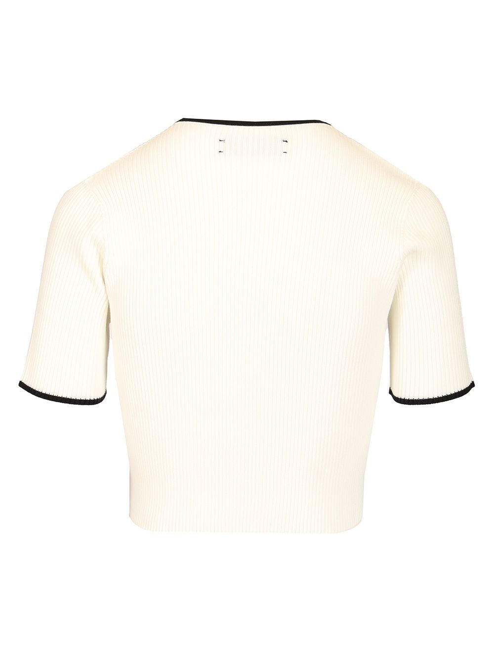 Amiri Crop T-Shirt - White | e3379b6c684fdc5c0755a75db4085382fa25ca72