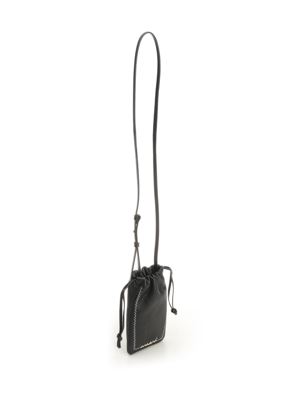 Marni Leather Phone Holder Handbags - Black | 50c9f549b6ea9d5dd4df599225587360bd3c99c1