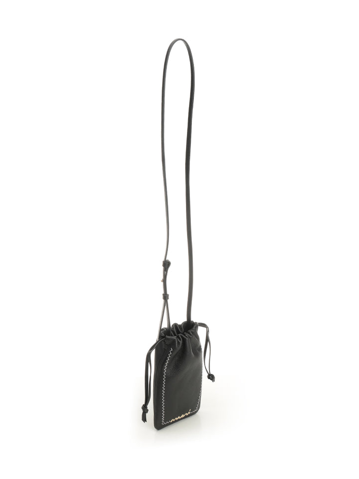 Marni Leather Phone Holder Handbags - Black | 50c9f549b6ea9d5dd4df599225587360bd3c99c1