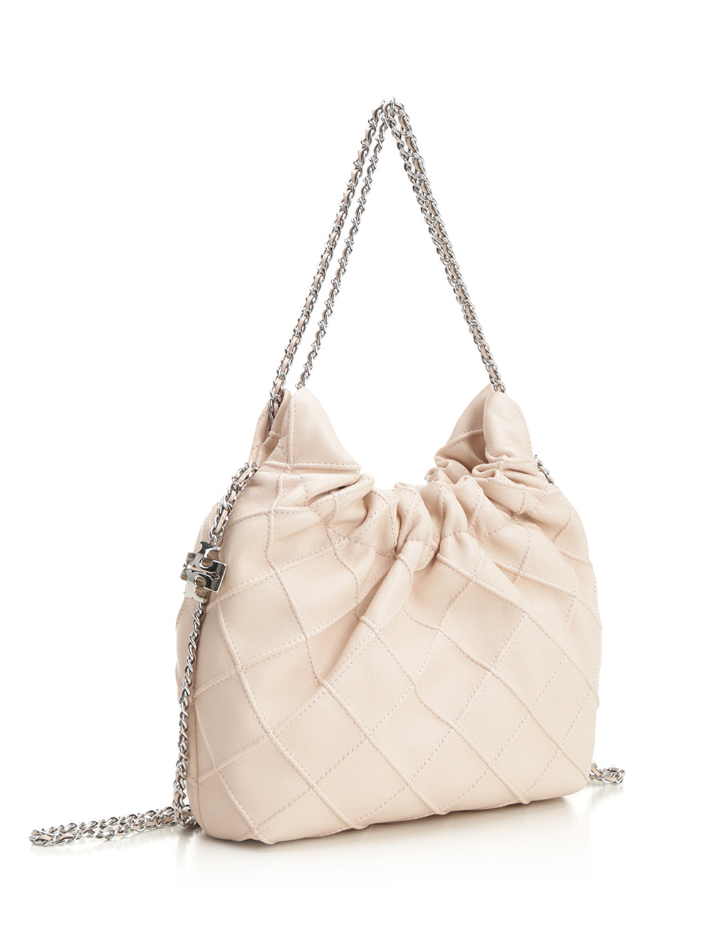 Tory Burch Fleming Drawstring Bag Handbags - Beige | 39c4789fcfcc0f437d8d59272be47aaec50a3553