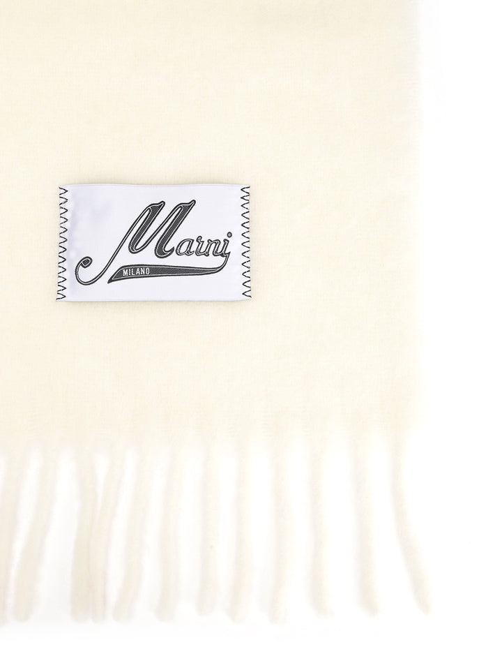Marni Alpaca Scarf Scarves And Foulards - White | 11d2a9637c21d8246420d542bdc50bd1bf682033