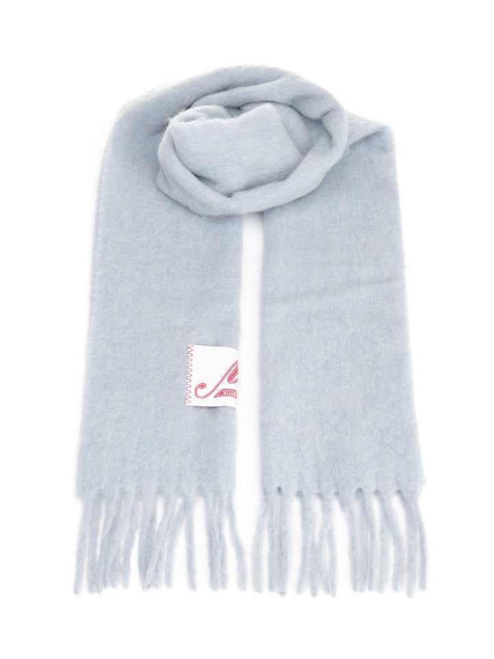 Marni Alpaca Scarf Scarves And Foulards - Light blue | 368660090df30cbd6d505df24de294665a76bdc7