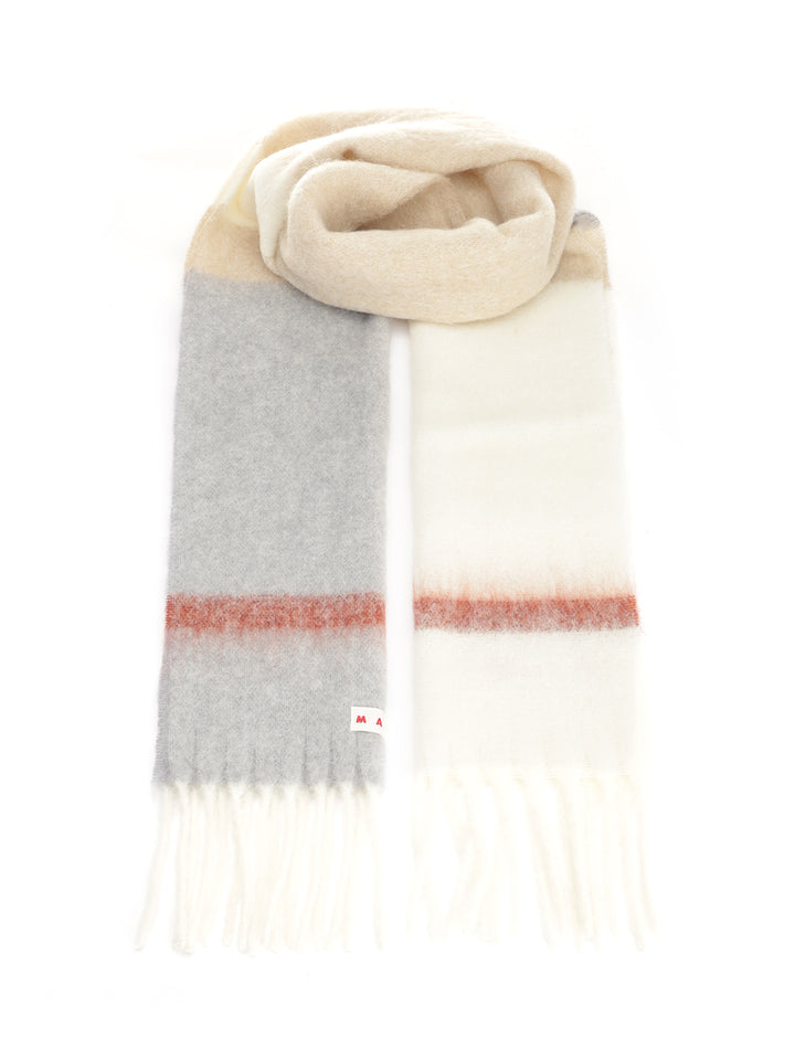 Marni Striped Alpaca Scarf Scarves And Foulards - Multicolor | f7ec96af08d8e2192aeac94d6cd6404da90fc1ee
