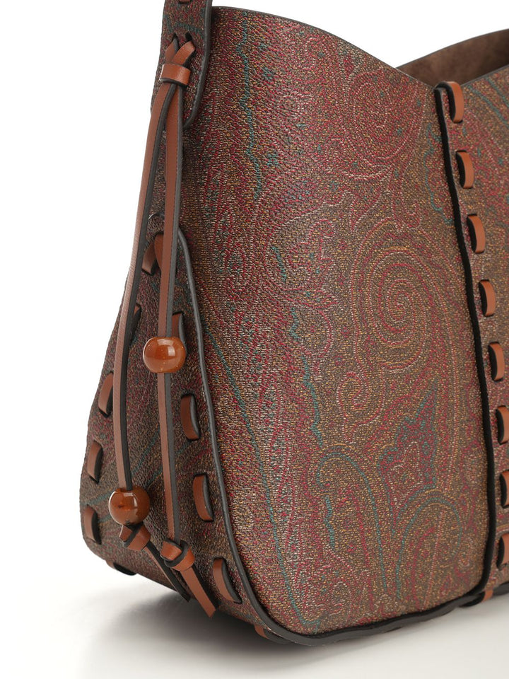Etro Vulcano Shoulder Bags - Brown | 12702f84e247430501f5c65f60061f0b2ba7d62b
