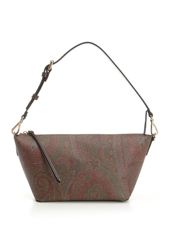 Trapezoidal Shoulder Bag Shoulder Bags Brown